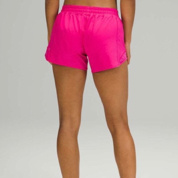 NWT Lululemon Hotty Hot LR Short 4" Sonic Pink - Picture 2 of 5